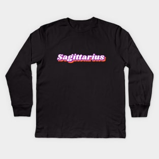 Sagittarius Kids Long Sleeve T-Shirt